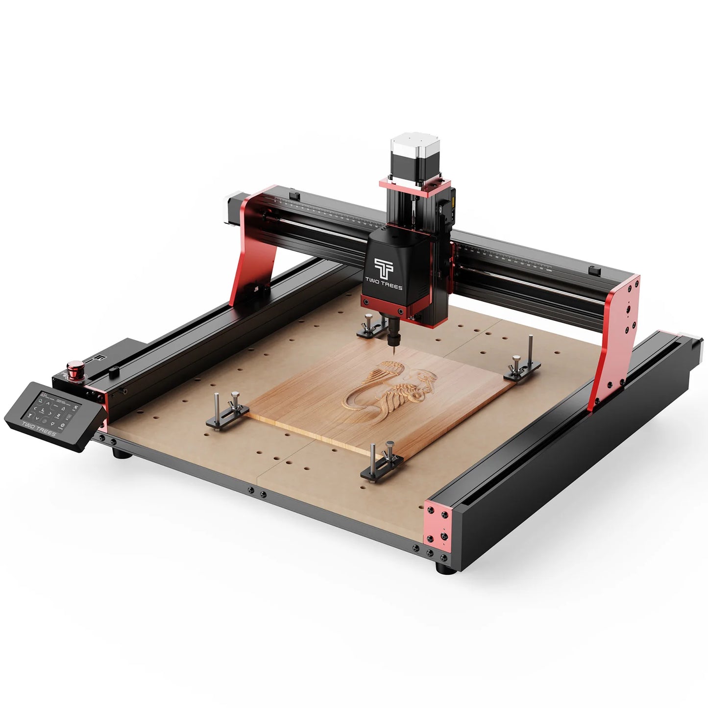 Twotrees TTC450 PRO 3-Axis/4-Axis CNC Router Milling Cutting Machine GRBL Laser Engraver For Wood Acrylic PCB PVC MDF Metal