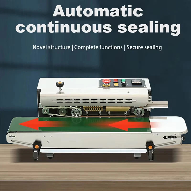 Automatic Sealing Machine Aluminum Foil Plastic Film Packaging Bag Sealing Machine Continuous Bag Sealing Machine