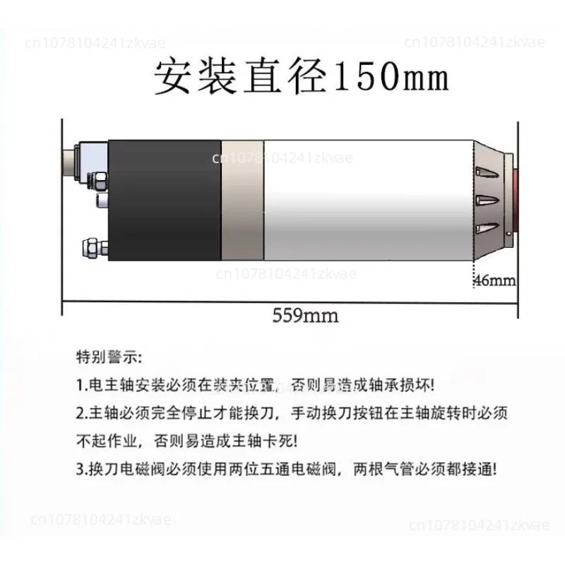 BT30 Pneumatic BT40 Milling & Engraving Automatic Tool Change Spindle CNC Five-Axis Three-Axis Engraving & Grinding Machine