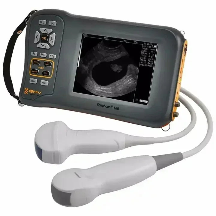 5.8 Inch Farm Portable Ultrasound Scanner Machine Sheep Pig Cow Equine Veterinary Equipment Farmscan L60 USG Ecografo