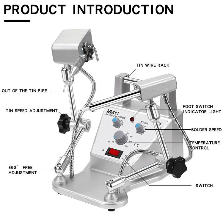 Automatic Welding Soldering Robot Tool Portable Soldering Iron Torch with Foot Switch