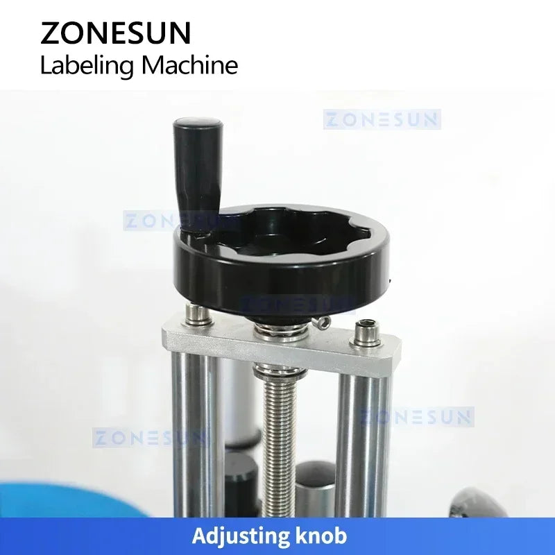 ZONESUN ZS-TB300I Vertical Single Side Glue Bottle Labeling Machine for Flat Surface Packaging
