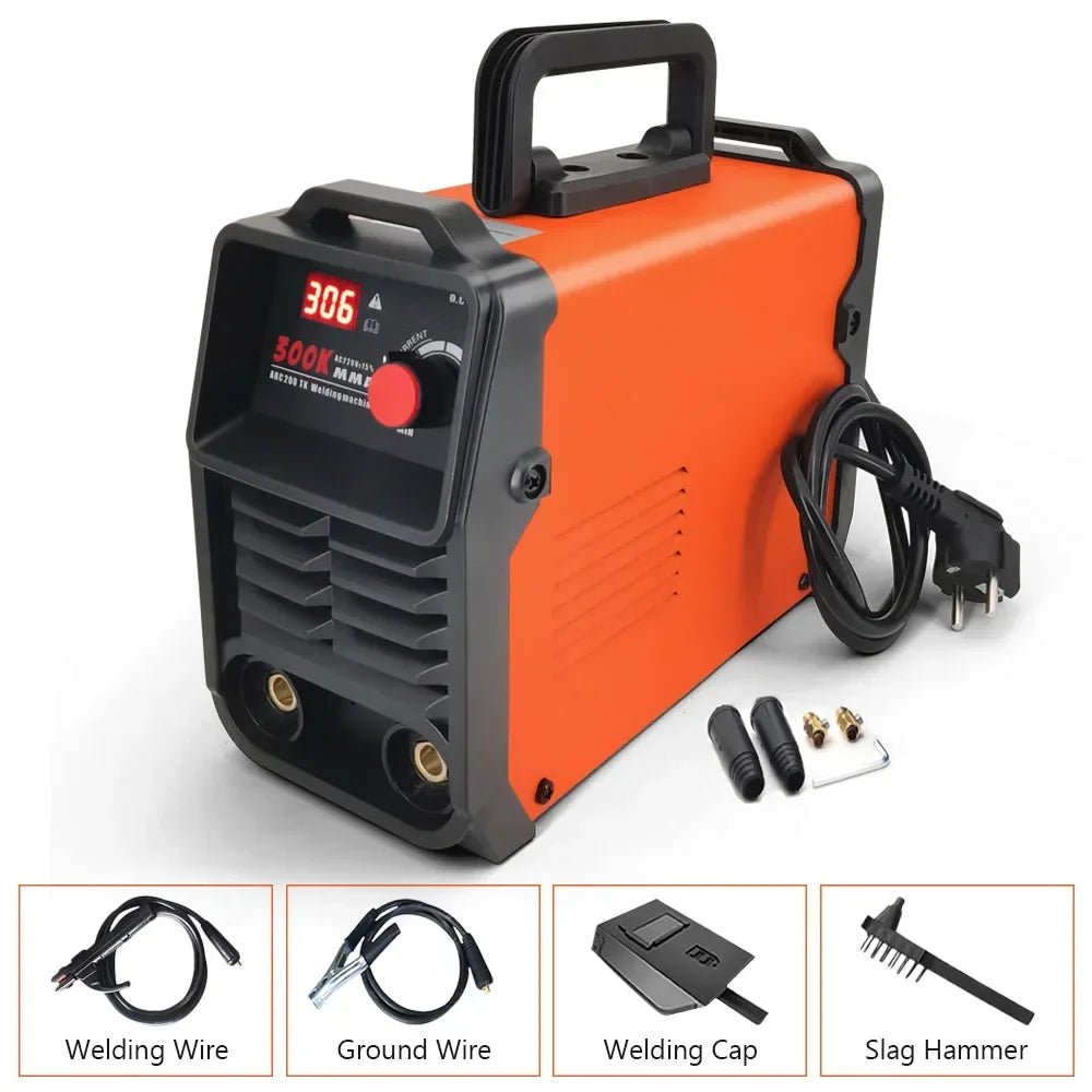 Portable MMA 300 220V Welding Machine Current Adjustable Compact Electric Welding Equipment Manual Metal ARC Welder