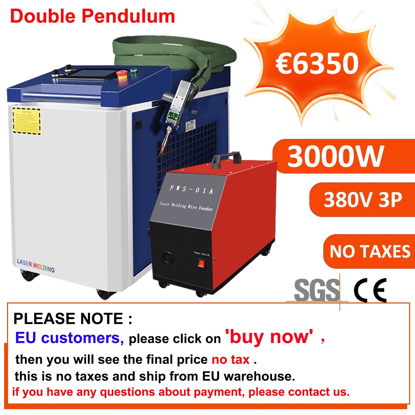 Double Wobble Laser Welder 1500W Raycus 4 in 1 Laser Cleaning Welding Cutting for Metal Handheld Fiber Laser Welding Machine