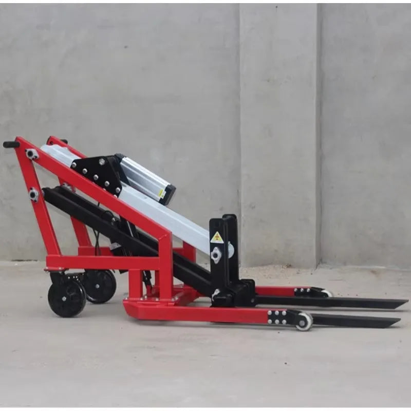 Small Electric Forklift Hydraulic Lifting and Handling Truck Curved Arm Loading and Unloading Truck Portable Stacker Truck