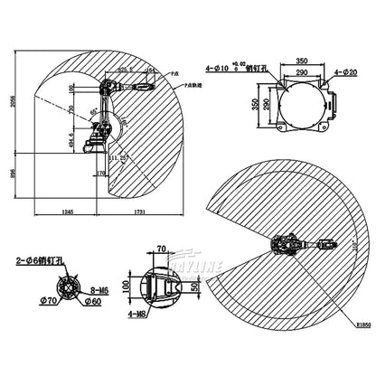 Best Price Welding Robot Arm Industrial Robotics Arm 6 Axis Robot Arm Robot Rbotic Arm Machine