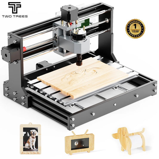 TWOTREES CNC Router TTC3018 With ER11 CNC Engraving Machine Acrylic PCB Carving Cutting 3 Axis DIY Wood Router Laser Engraver