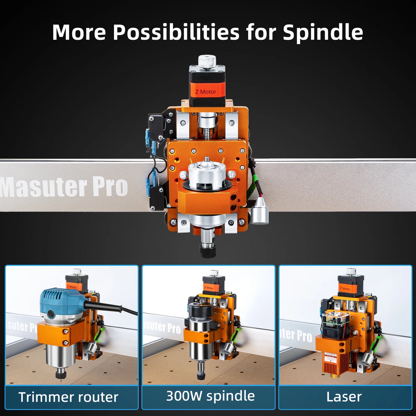 FoxAlien Masuter Pro CNC Router with Offline Controller for Wood MDF Acrylic Metal Jewelry Guitar Carving