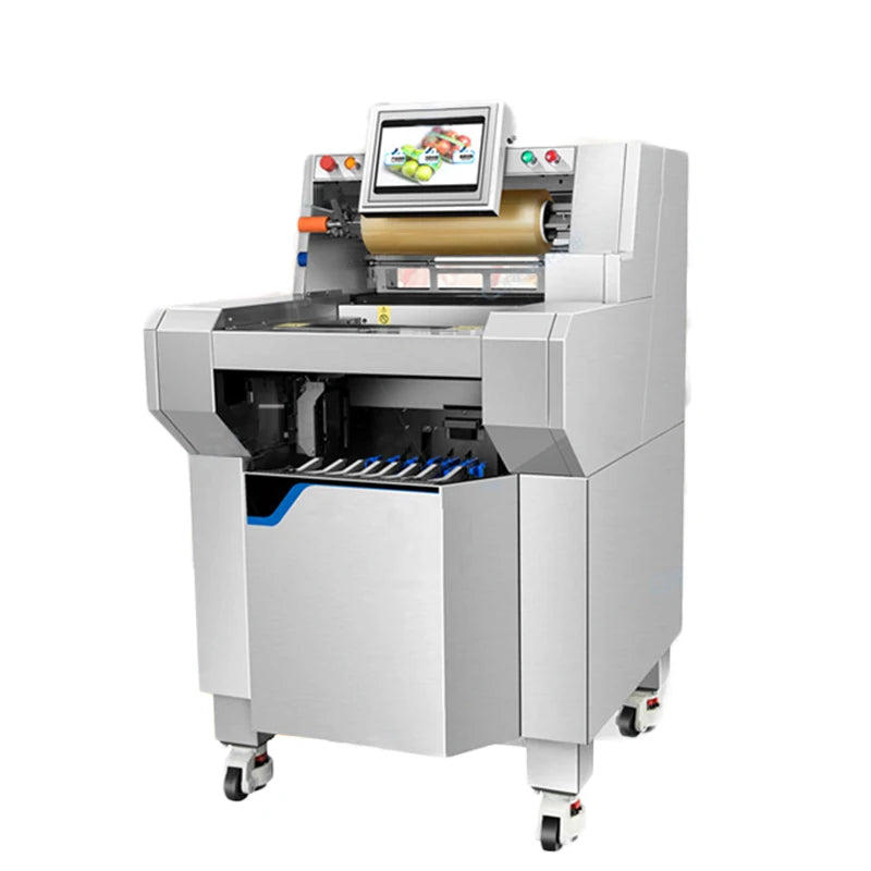 Automatic packaging machine All stainless steel fruit and vegetable packaging machine cling film packaging machine