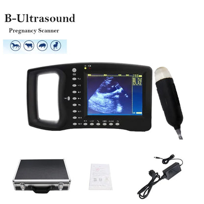 Maxgeek Portable Animal Pregnancy Test Veterinary Ultrasound Scanner For Small Animals Dogs Cats Pigs Sheep GDF-A4