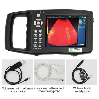 5.6 Inch Screen Portable Veterinary Ultrasound Scanner for Pregnancy Cow Ewe Pigs Vet Handheld Scanner Pregnancy Testing Machine