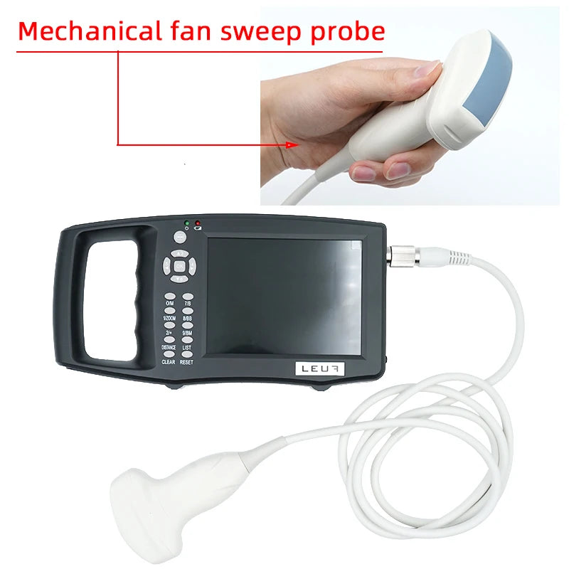 5.6 Inch Screen Portable Veterinary Ultrasound Scanner for Pregnancy Cow Ewe Pigs Vet Handheld Scanner Pregnancy Testing Machine