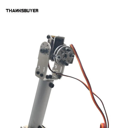 Thanksbuyer RoboSoul Aluminum Metal S6 6DOF 6 Axis Robot Arm ABB Model Manipulator with 4PCS MG996R and 2PCS MG90S