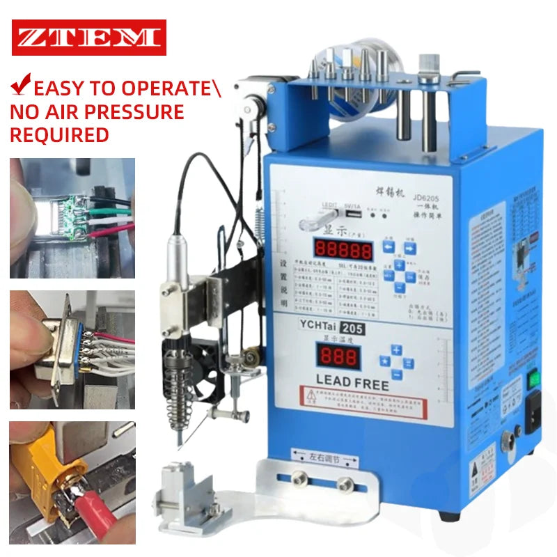 Automatic tin feeding Soldering machine Solder for USB circuit board DB head Aviation plug Welding Machine Soldering Stations