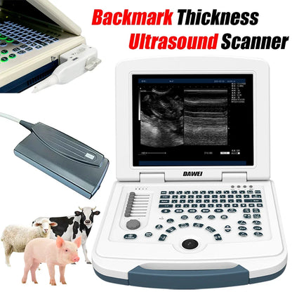 Veterinary Ultrasound Machine Portable Laptop Pregnancy Scanner Probes (B, BB, 4B, B+M, M) for Animal Hospital Home Farm