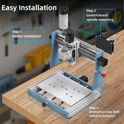 CNC 3020 Pro Max Engraving Machine, 300W Spindle Wood Router For Metal Acrylic, Milling Cutting Machine with Offline Controller