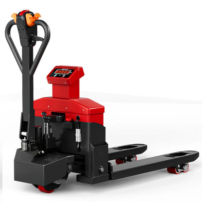 SK 1-3 ton manual forklift manual pallet truck with weight and printing function for warehouse pallet jacks