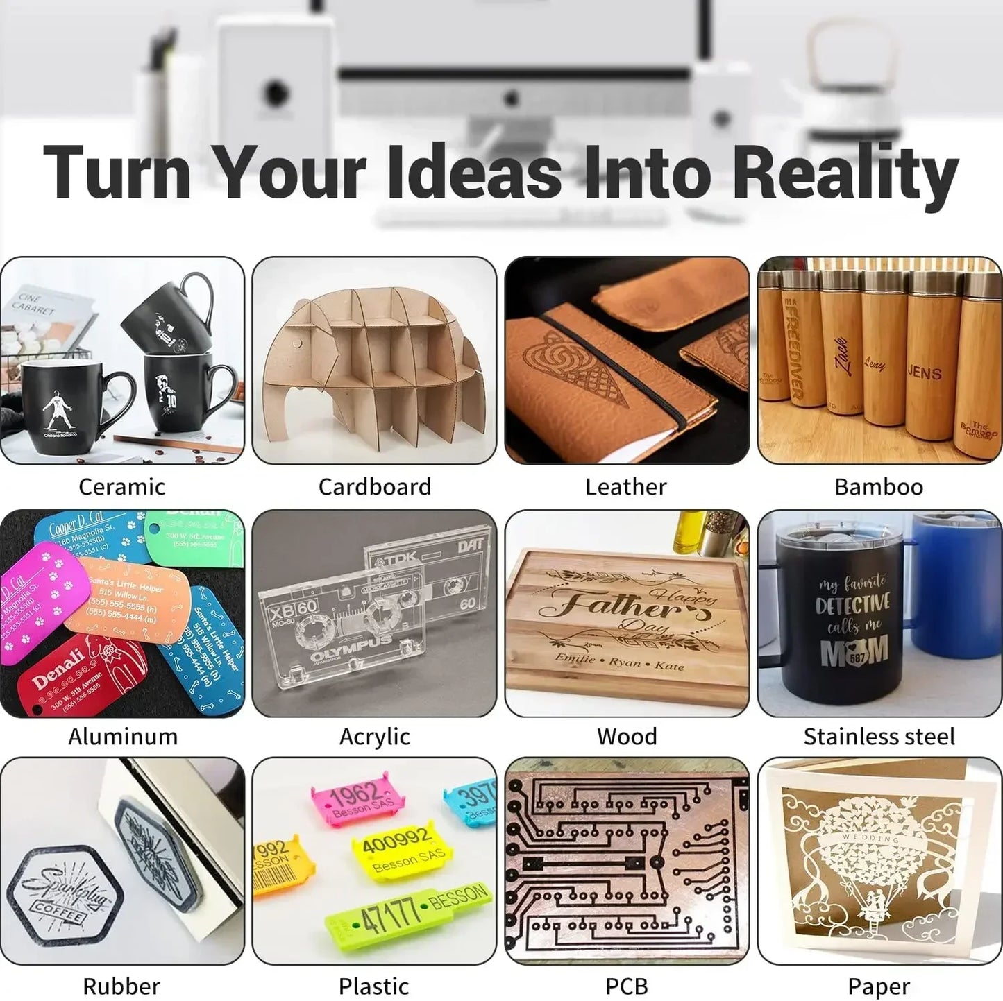 Powful Laser Engraving Machine 20W Working Area 650*500mm Assemble CNC Wood Router Cutting Printer DIY Milling Machine