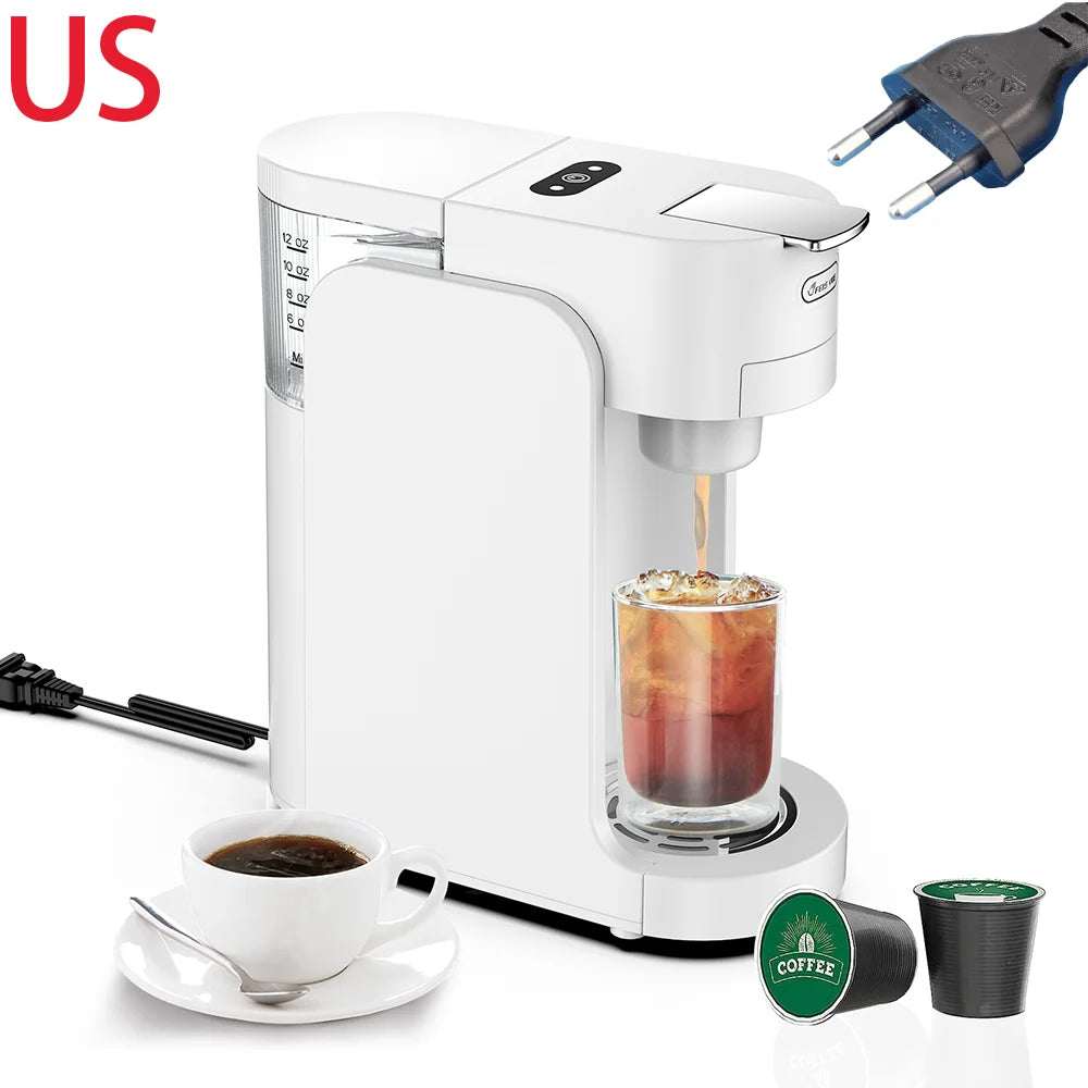 Commercial capsule coffee machine, Portable mini espresso machine, Desktop mini coffee maker, Energy-saving mode, Silent office