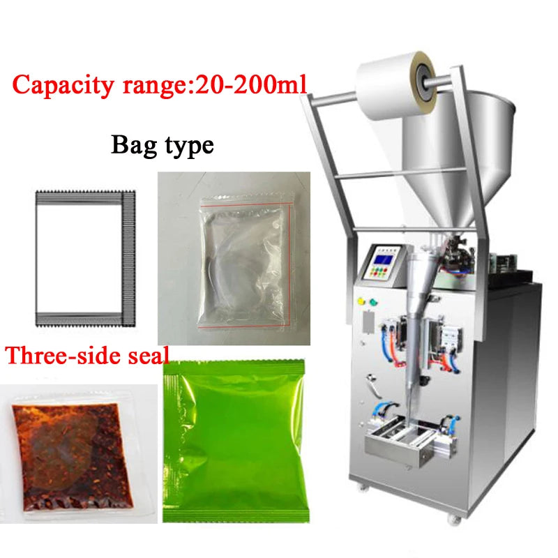 PBOBP Vertical Paste Packaging Machine Food Seal Bags Automatic Electric Food Sealer Packing Machine 220V 110V