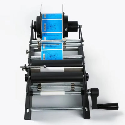 Manual Label Dispenser Handheld Label Applicator Round Glass Bottle Labeling Machine for Home Craft Beer Bottles for Home Craft