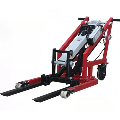 Small Electric Forklift Hydraulic Lifting and Handling Truck Curved Arm Loading and Unloading Truck Portable Stacker Truck