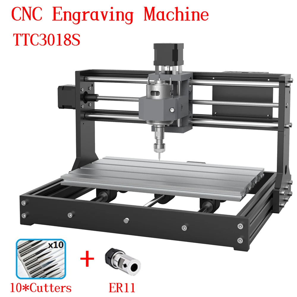 Twotrees TTC3018 CNC Engraver Machine GRBL Control Milling Router DIY Cutting 3-axis PCB PVC Mini Wood Engraving Machine