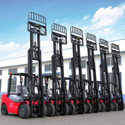 Hydraulic Diesel Forklift Lifting Truck 3 Ton 5 Tons CE EPA With Fork Positioner And Side Shifter Warehouse Forklift Customized