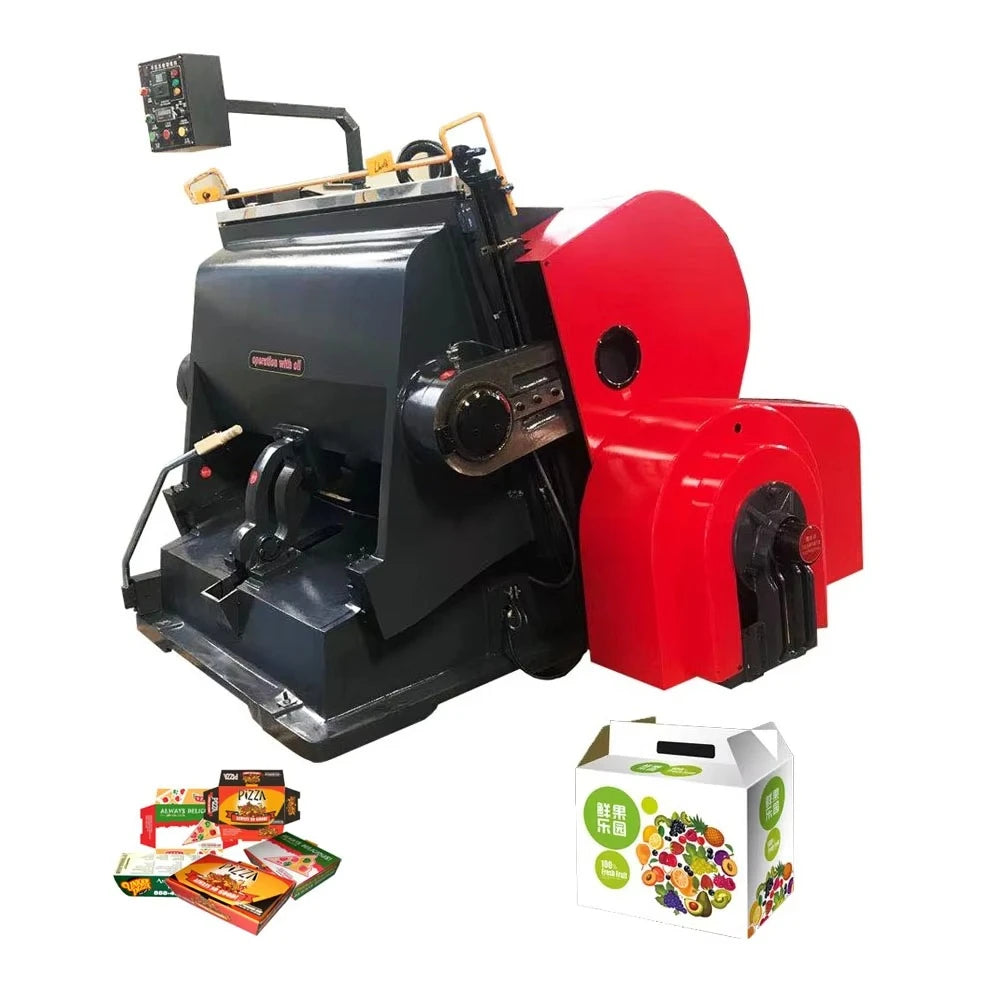 Easy Operation Cardboard Carton Box Kiss Cut Die Cutter Cutting and Creasing Machine
