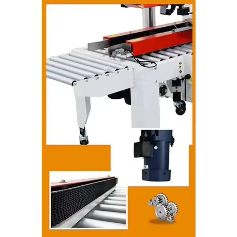 Automated Carton Sealing Machine Production Line for Corrugated Box Packaging and Manufacturing Assembly System