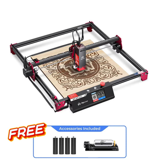 Algolaser 40*43cm CNC Router Laser Cutter Engraver 3.5” Touch Scree Table Lase Cut Engraving Machine DIY Tools For Metal Wood