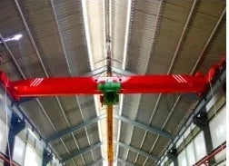 SZMC High Quality Electric Hoist Single Girder Suspending Overhead Crane 5 Ton