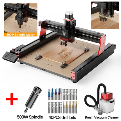 Twotrees TTC450 PRO 3-Axis/4-Axis CNC Router Milling Cutting Machine GRBL Laser Engraver For Wood Acrylic PCB PVC MDF Metal