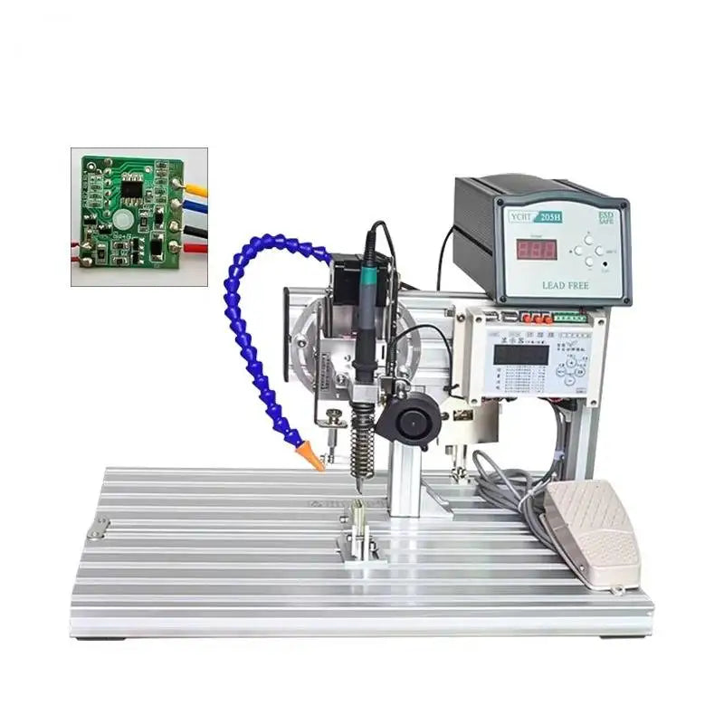 CE Semi-automatic Soldering Machine USB Connector Equipment Electrical Cables USB Wire Making Tin PCB/LED/Robot Welding Machine