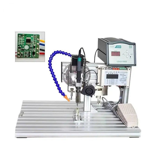CE Semi-automatic Soldering Machine USB Connector Equipment Electrical Cables USB Wire Making Tin PCB/LED/Robot Welding Machine