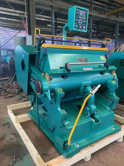 750-1200 All Size Automatic Flat Bed Label and Die Cutting Machine Pizza Box Making Machine for Craft