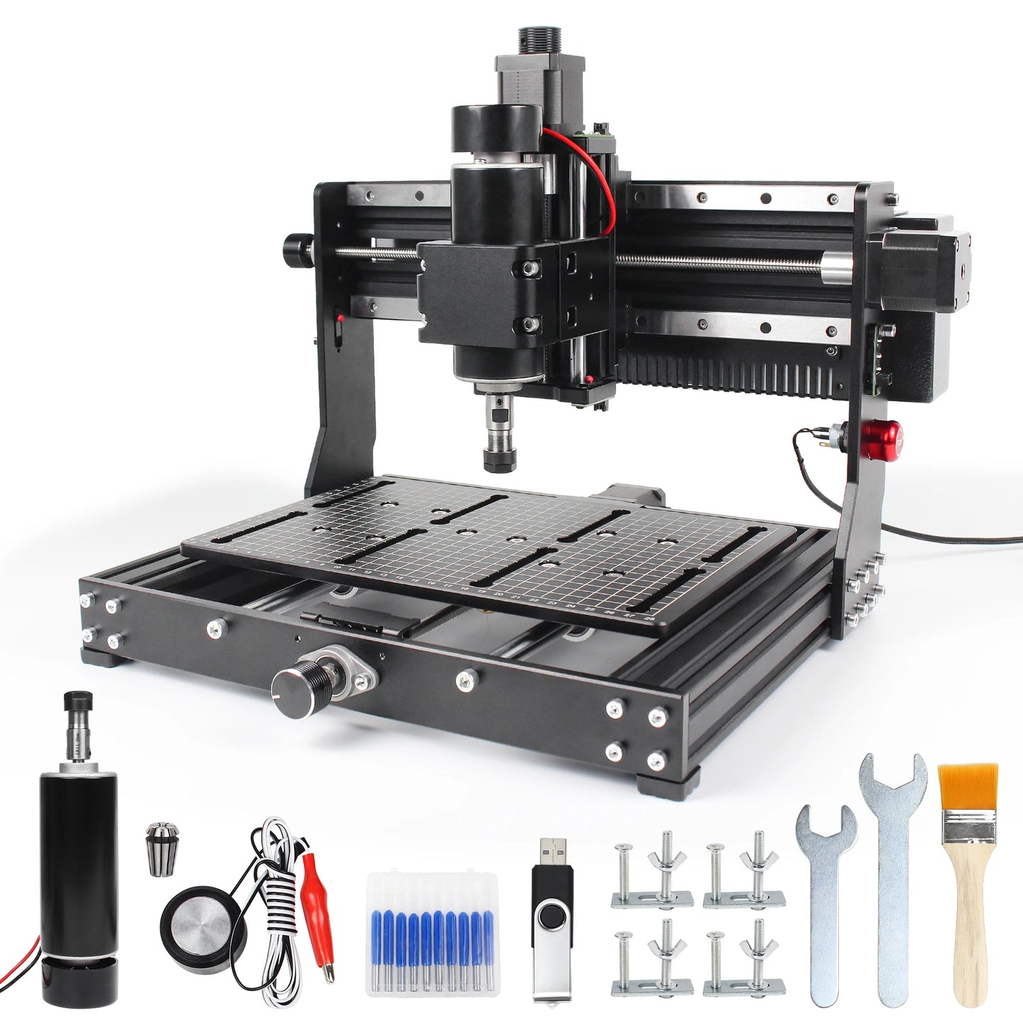 【EU US BR】DIY 3 Axis GRBL 3020 Plus CNC 3W 5W 10W 15W 20W Laser Engraver Engraving Machine PCB Milling Machine 2 in 1