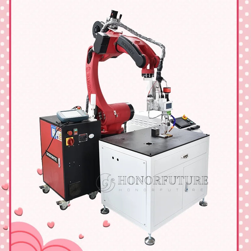 Automatic Robot Arm Welding Machine Six AIXS Robotic Arm Welder Fiber Laser Welding Machine