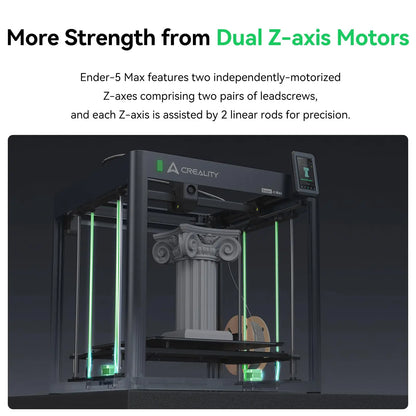Creality Ender 5 Max 3D Printer 700mm/s Max Printing Speed Large Build Volume 40 *40 *40 Auto Leveling Linear Rail Dual Z Axis