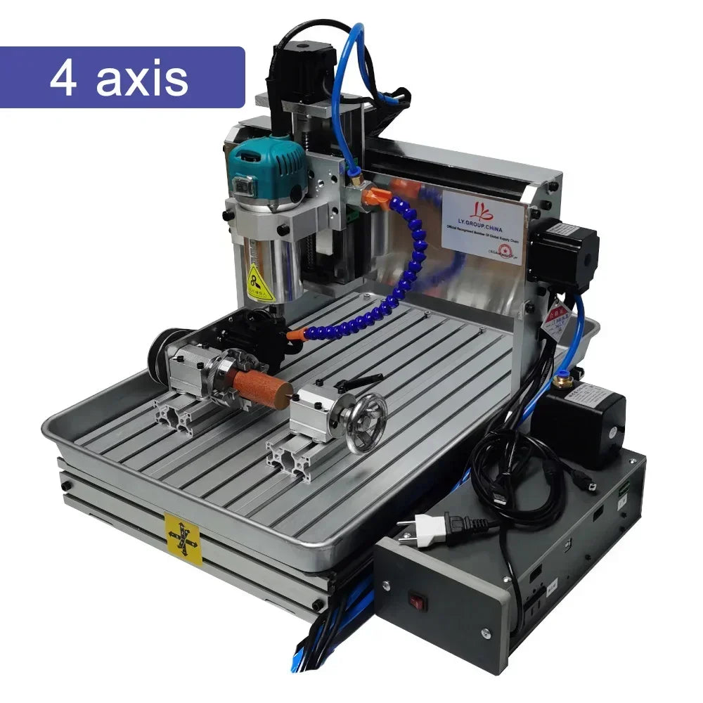 LYF 2030 3040 3060 4060 CNC Engraving Machine 1500W 3 Axis 4 Axis 5 Axis CNC Wood Router Engraving Drilling and Milling Machine
