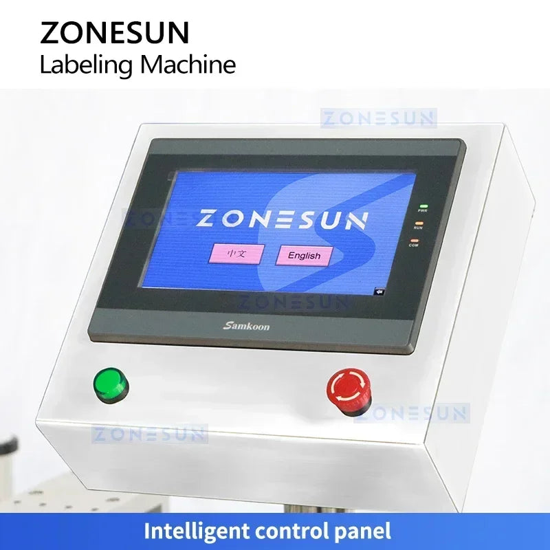 Zonesun ZS-TB822T Double Side Labeling Machine Front and Back Labeler