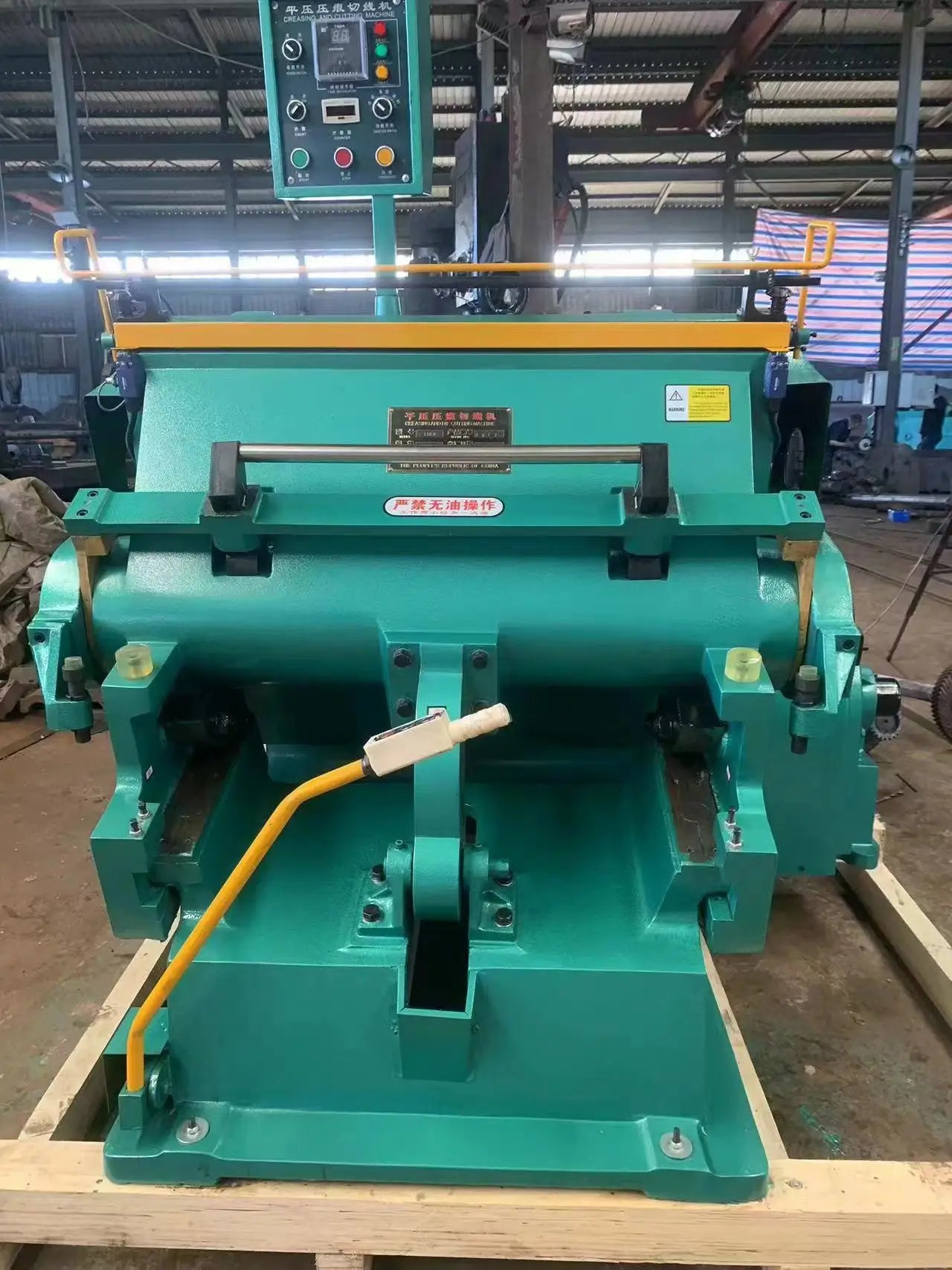 750-1200 All Size Automatic Flat Bed Label and Die Cutting Machine Pizza Box Making Machine for Craft