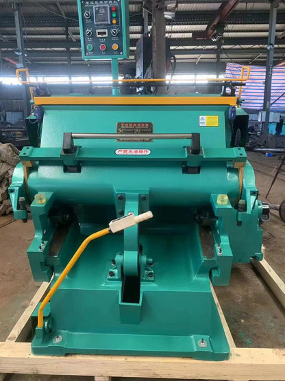 750-1200 All Size Automatic Flat Bed Label and Die Cutting Machine Pizza Box Making Machine for Craft