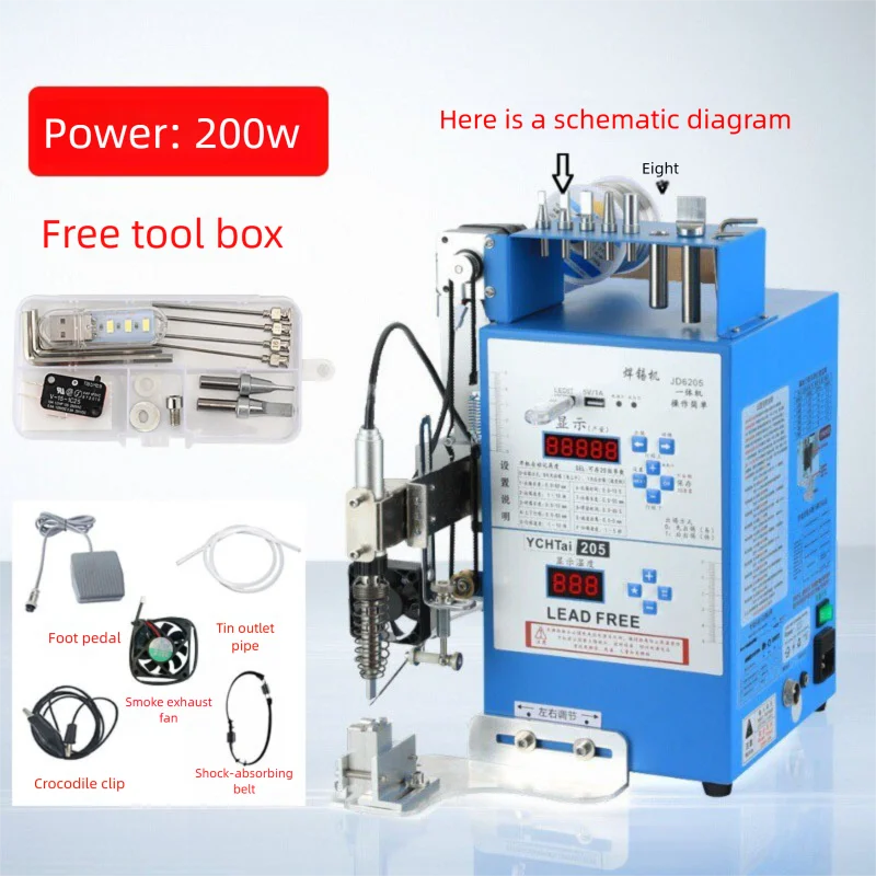Automatic tin feeding Soldering machine Solder for USB circuit board DB head Aviation plug Welding Machine Soldering Stations