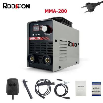 MMA 280 Welding Machine 220V EU Plug ARC LED Digital Display DC Inverter Portable Welder Tools Welding Equipment For Household