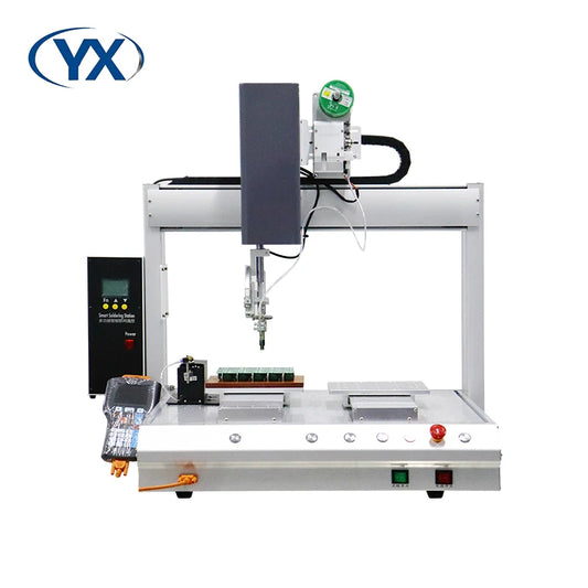 YX5331-T Pcb Soldering Robot Automatic Tin Feeding Machine Robotic Solder for Circuit Board Welding Iron Soldering Machine