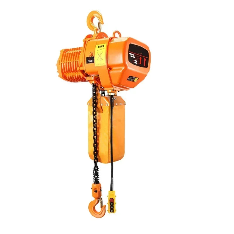 New 220V/1100W/1500W Portable Overhead Electric Chain Hoist Crane Fixed Single Chain Industrial Hoist Chain Hoist Lifting
