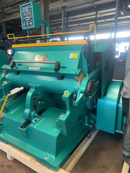 750-1200 All Size Automatic Flat Bed Label and Die Cutting Machine Pizza Box Making Machine for Craft