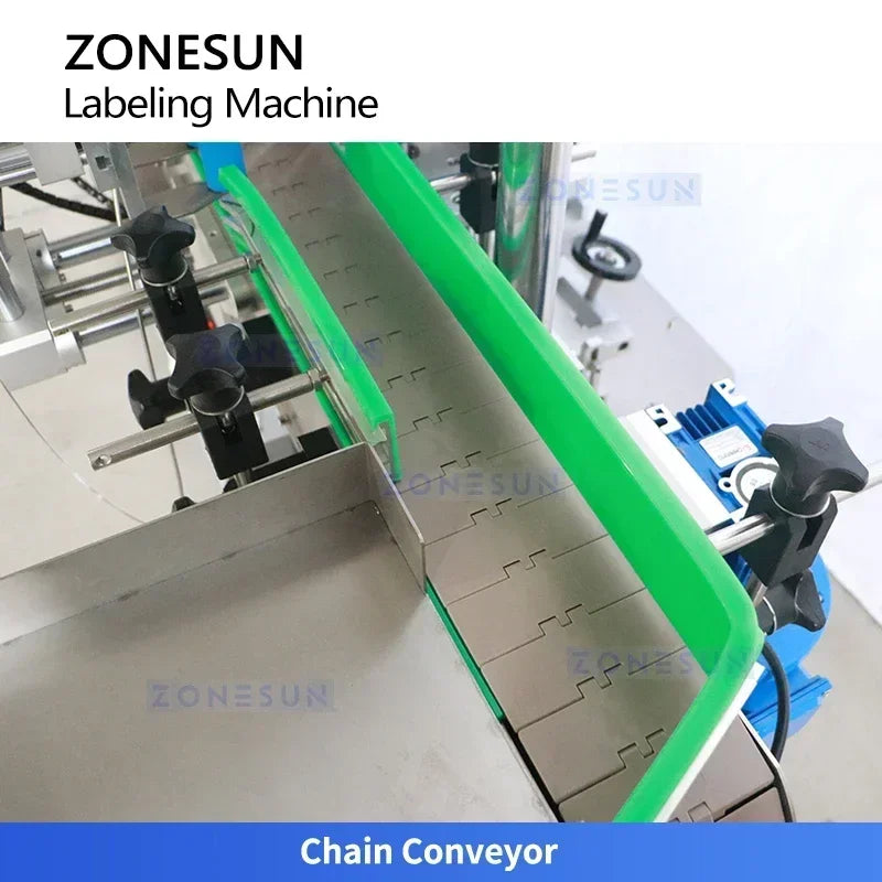 Zonesun ZS-TB822T Double Side Labeling Machine Front and Back Labeler