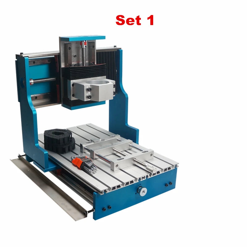 Mini CNC 6040L 3040L Linear Guideway Frame 4axis 1500W with Nema23 Motors for CNC 6040 Wood Metal Engraving Machine Router Kit